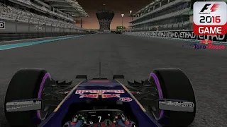 F1 2016 Mobile onboard Abu Dhabi - Toro Rosso (Realism)