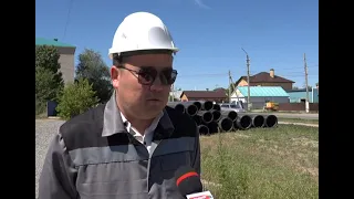 На ряде улиц Актобе демонтируют тротуары для укладки газопровода