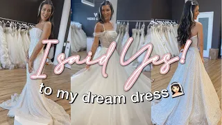 WEDDING DRESS SHOPPING IN NYC 👰🏻‍♀️💍 | VIERO BRIDAL + MILLA NOVA