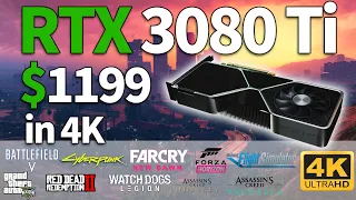 RTX 3080 Ti in 4K Ultra Setting | Test in 12 Games | 4K