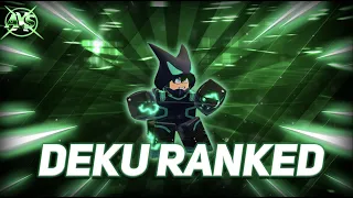 #1 DEKU PLAYS RANKED | ANIME SHOWDOWN