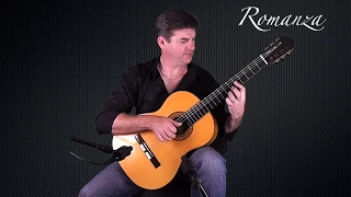 ROMANZA (Romance D'Amour) played with feeling on Spanish Classical Guitar by Al Marconi.