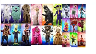 All Contestants Ranked On Masked Singer US S1-S7 (800 SUBSCRIBER SPECIAL)