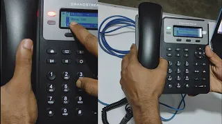 6. IP Phone (Grand Stream) Configuration via Keypad