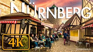 Nuremberg Morning Walk 4K 2024 | Nürnberg | Germany Walking Tour #nürnberg #germany  #deutschland