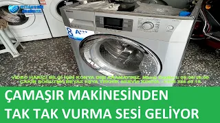 ÇAMAŞIR MAKİNESİ TAK TAK SES YAPIYOR  ve KÖRÜK BURUŞTU İSE DİKKAT- Sesli Bilgiler TR - Teknik