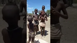 Himba young ladies singing