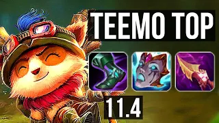 TEEMO vs MORDEKAISER (TOP) (DEFEAT) | Rank 3 Teemo, 2.3M mastery, 6/1/4 | BR Grandmaster | v11.4