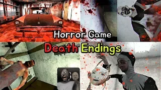 Bad Endings | The Moment It Was Caught by The Enemies | Horror games | Death Scene Ending Battles