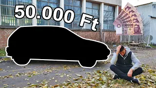 Autót vettem 50.000 Ft-ért 💵 - Megőrültem?! 😟