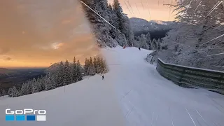 Garmisch-Classic Skiresort | FULL RUN | 85 KPH | Bavarian Alps (2022)