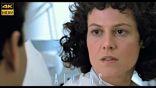 ALIENS 1986 Ellen Ripley Nightmare Scene Movie Clip - 4K UHD HDR Custom New Version