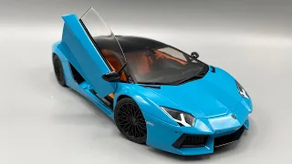 Building a Custom Lamborghini Aventador LP 700-4 Pirelli Edition Scale Model Car