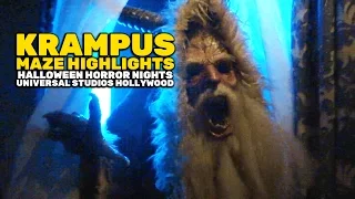 Krampus maze highlights at Halloween Horror Nights 2016, Universal Studios Hollywood