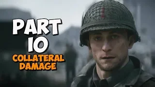 CALL OF DUTY WW2 Walkthrough & Gameplay - Part 10 Collateral Damage (PC Ultrawide) (NO Commentary)