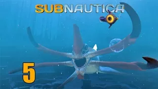 Прохождение Subnautica -5- Первая встреча с жнецом