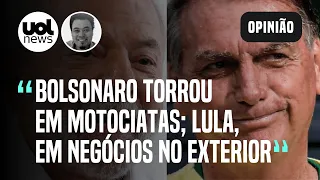 Lula gastar mais que Bolsonaro no cartão corporativo é natural, já que ele trabalha mais | Sakamoto