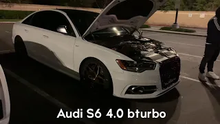 Audi S6 vs charger hellcat widebody