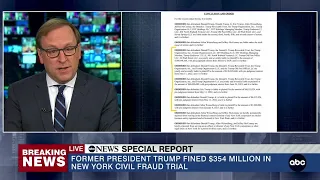 ABC News Special Report: Donald Trump fraud verdict: $364 million penalty in civil fraud case