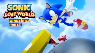 Sonic Lost World Gameplay Walkthrough Windy Hill Part 1
