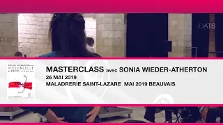 Masterclass 2019  with Sonia Wieder-Atherton Internationnal Cello Festival Beauvais, France