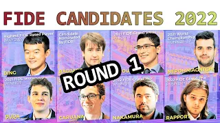 CARUANA vs HIKARU - Fide Candidates 2022 - Round 1