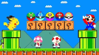 Super Mario Bros. Pikachu but with MORE custom Gems for all characters!... MARIO HP 1