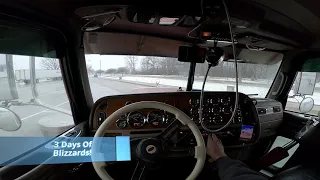 TRUCKING THROUGH 3 DAYS OF SNOW! Life On The Road In Canada