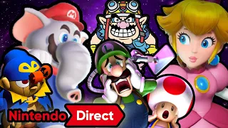 LIVE REACTIONS TO SUPER MARIO BROS. WONDER, SUPER MARIO RPG, WARIOWARE, AND MORE