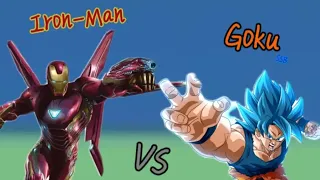 Iron Man vs Goku an early episode