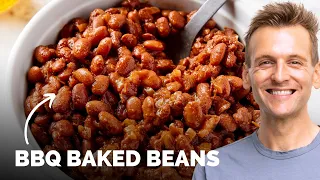 Slow Cooker BBQ Baked Beans | An easy perfect Memorial Day recipe!