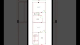 15 x 50 house design | 15 x 50 ghar ka naksha