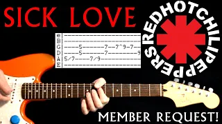 RHCP Sick Love Guitar Tabs / Guitar Lesson / Tutorial / Guitar Chords / Cover Red Hot Chili Peppers