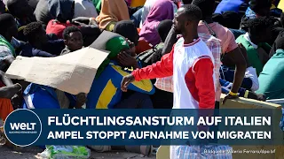 DEUTSCHLAND: Ampel stoppt Aufnahme von Migranten aus Italien und stellt Forderung an Rom