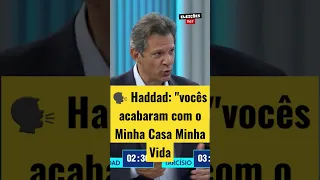 Haddad fala sobre Moradia #eleições2022 #debatenaglobo #haddad13 #haddadsim