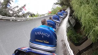 Schweizer Bobbahn (Onride) Video Europa Park Rust 2021