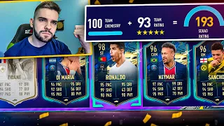 REI DO DRAFT ATACA!! CONSEGUI* MAIS UMA VEZ O RECORDE NO FUT DRAFT!! FIFA 21