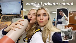 a week at private high school (again)