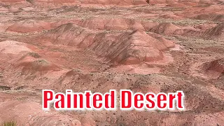 4K - Painted Desert in Petrified Forest National Park | Arizona