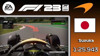 F1 23 Japan PS World Record & Setup (1:25.943)