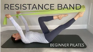 20 min PILATES with the RESISTANCE BAND || SUITABLE FOR BEGINNERS