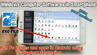 How to Run PC Softwares and Games in Android Smartphone 2021 Using Exagear Strategies |