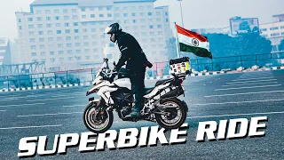 Republic Day Ride Benelli 2024 Cinematics | Superbike Ride | TRK 502