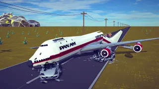 Realistic Fictional Airplane Crashes and Emergency Landings #5 | Besiege