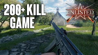 A Crazy 200+ Kill Game! | Enlisted