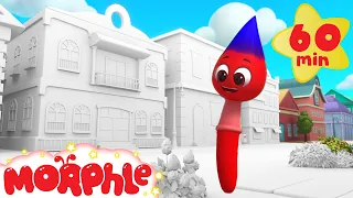 Morphle the Paintbrush | MORPHLE | Moonbug Art for Kids Hub 🖌️