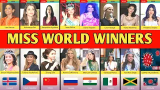 Miss World Winners List 1951-24 !! All Miss World Winners !!