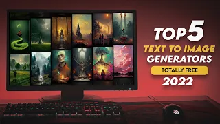 Top 5 Best Free AI Text to image Generators 2022 | Free Midjourney Ai Alternatives