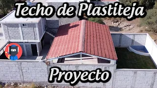 Cómo hacer una techumbre a dos aguas con plastiteja - El Maestre