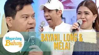 Bayani, Long, and Melai participated in an impromptu challenge | Magandang Buhay